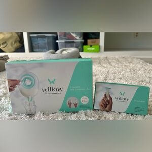NEW Willow 360 milk containers & flex tubes set